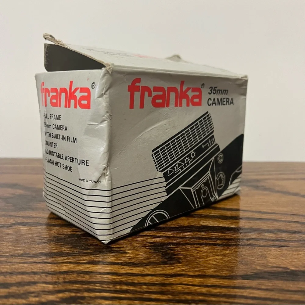 Franka MX-V 35mm Camera With Box And Manual Vintage Untested 1980s